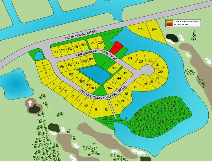 Country Club Harbor site plan
